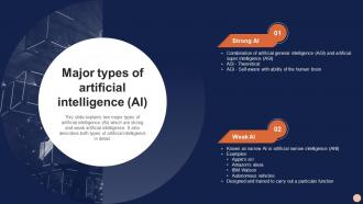 Advanced Technologies Major Types Of Artificial Intelligence Ai