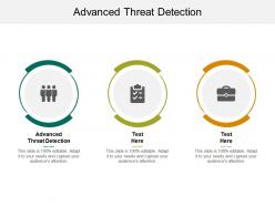 Advanced threat detection ppt powerpoint presentation infographics cpb