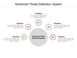 Advanced threat detection system ppt powerpoint presentation styles themes cpb