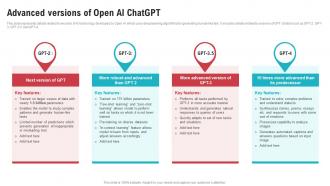 Advanced Versions Of Open AI ChatGPT Open AIs ChatGPT Vs Google Bard ChatGPT SS V