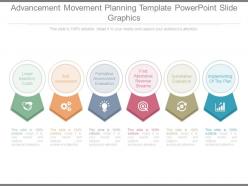 Advancement movement planning template powerpoint slide graphics