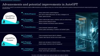 Advancements And Potential Auto Gpt Autonomous Gpt 4 Experiment Explained ChatGPT SS