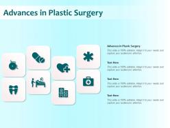 Advances in plastic surgery ppt powerpoint presentation infographic template graphics