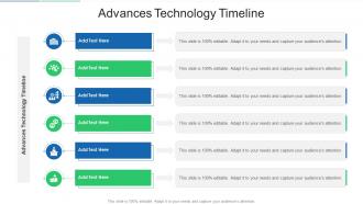Advances Technology Timeline In Powerpoint And Google Slides Cpb
