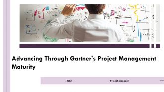 Advancing Through Gartners Project Management Maturity PPT Designs AT