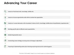 Advancing your career knowledge ppt powerpoint presentation show ideas