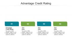 Advantage credit rating ppt powerpoint presentation styles gridlines cpb