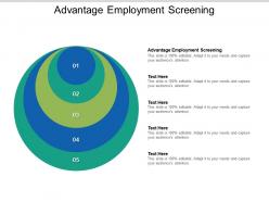 Advantage employment screening ppt powerpoint presentation pictures cpb