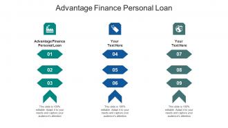 Advantage finance personal loan ppt powerpoint presentation model tips cpb