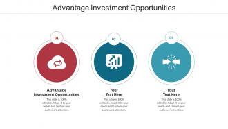 Advantage investment opportunities ppt powerpoint presentation portfolio pictures cpb