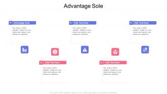 Advantage Sole In Powerpoint And Google Slides Cpb