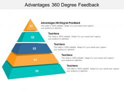 Advantages 360 degree feedback ppt powerpoint presentation infographic gallery cpb
