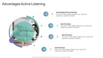 Advantages Active Listening In Powerpoint And Google Slides Cpb