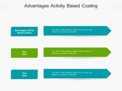 Advantages activity based costing ppt powerpoint presentation gallery master slide cpb
