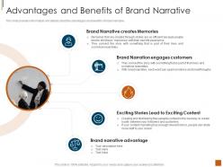 Advantages And Benefits Of Brand Narrative Elements And Types Of Brand Narrative Structures