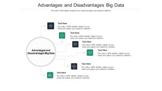 Advantages and disadvantages big data ppt powerpoint presentation summary graphics download cpb