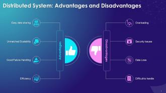 Advantages And Disadvantages Of Distributed System Training Ppt