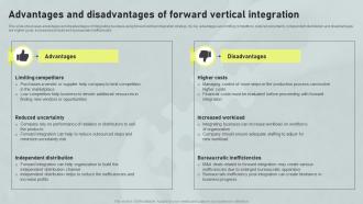 Advantages And Disadvantages Of Forward Horizontal And Vertical Integration Strategy SS V