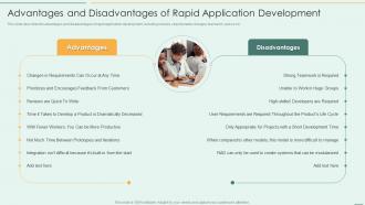 Advantages And Disadvantages Of Rapid Application Development Ppt Portrait