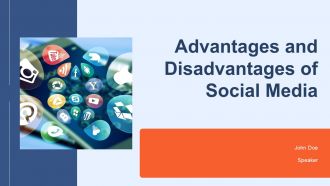 Advantages And Disadvantages Of Social Media PPT Presentation ST AI