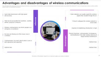 Advantages And Disadvantages Of Wireless Evolution Of Wireless Telecommunication