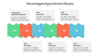 Advantages Appointment Books Ppt Powerpoint Presentation Outline Summary Cpb