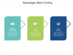 Advantages batch costing ppt powerpoint presentation show structure cpb