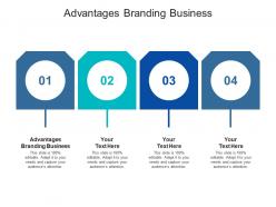 Advantages branding business ppt powerpoint presentation file graphics example cpb