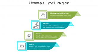 Advantages buy sell enterprise ppt powerpoint presentation professional images cpb