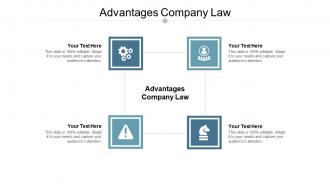 Advantages company law ppt powerpoint presentation styles layout ideas cpb