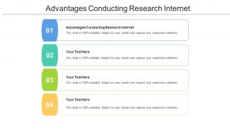Advantages Conducting Research Internet Ppt Powerpoint Presentation File Tips Cpb