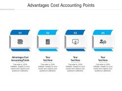 Advantages cost accounting points ppt powerpoint presentation outline demonstration cpb