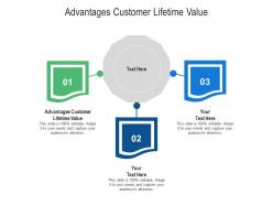 Advantages customer lifetime value ppt powerpoint presentation outline visuals cpb