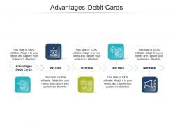 Advantages debit cards ppt powerpoint presentation outline example cpb