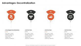 Advantages Decentralization In Powerpoint And Google Slides Cpb