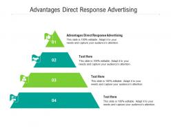 Advantages direct response advertising ppt powerpoint presentation icon design ideas cpb