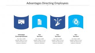 Advantages directing employees ppt powerpoint presentation visual aids ideas cpb