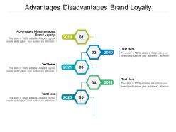 Advantages disadvantages brand loyalty ppt powerpoint presentation styles gridlines cpb
