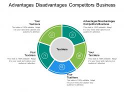 Advantages disadvantages competitors business ppt infographic template format ideas cpb