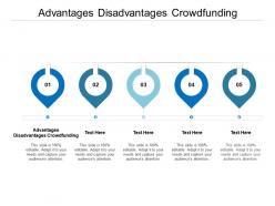 Advantages disadvantages crowdfunding ppt powerpoint presentation file display cpb