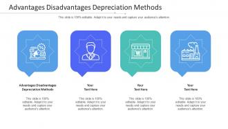 Advantages Disadvantages Depreciation Methods Ppt Powerpoint Presentation Styles Graphics Cpb