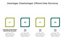 Advantages disadvantages different data structures ppt powerpoint icon cpb