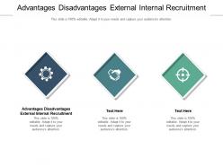 Advantages disadvantages external internal recruitment ppt powerpoint presentation icon cpb