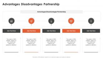Advantages Disadvantages Partnership In Powerpoint And Google Slides Cpb