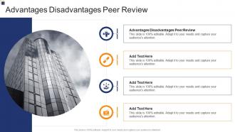 Advantages Disadvantages Peer Review In Powerpoint And Google Slides Cpb