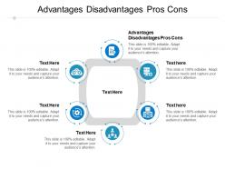 Advantages disadvantages pros cons ppt powerpoint presentation slides graphics design cpb