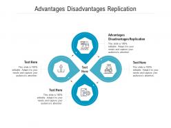Advantages disadvantages replication ppt powerpoint presentation gallery background images cpb