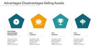 Advantages Disadvantages Selling Assets Ppt Powerpoint Professional Cpb