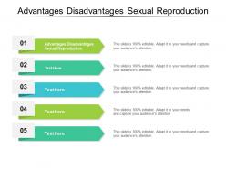 Advantages disadvantages sexual reproduction ppt powerpoint presentation file example introduction cpb