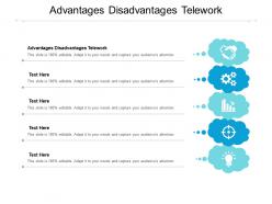 Advantages disadvantages telework ppt powerpoint presentation file clipart images cpb